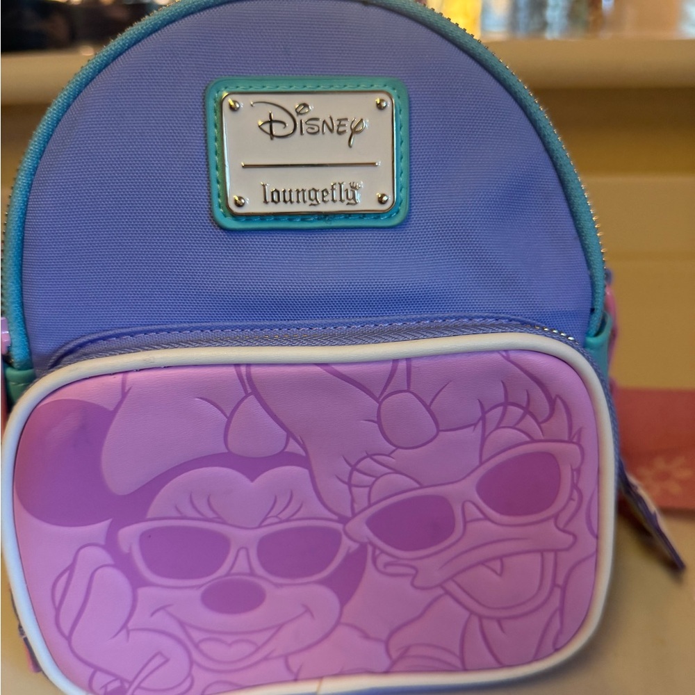 Loungefly Disney Kids Backpack - Blue and Purple